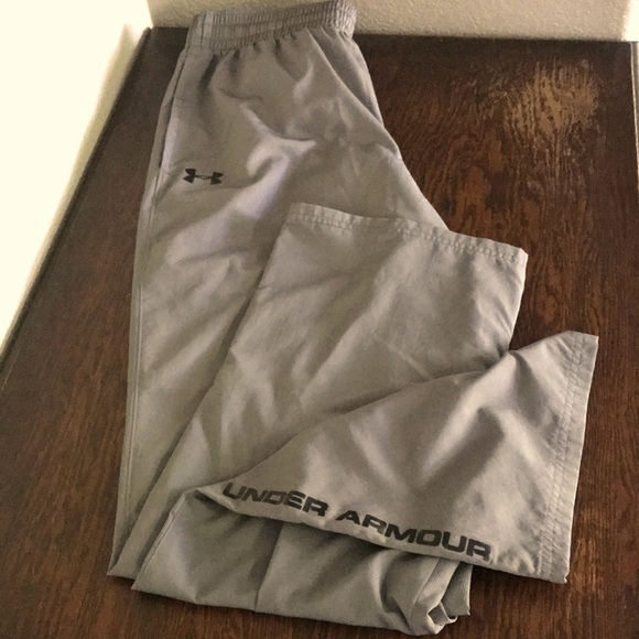 Under Armour Pants Gray Under Armour Track Pants Size Large Poshmark